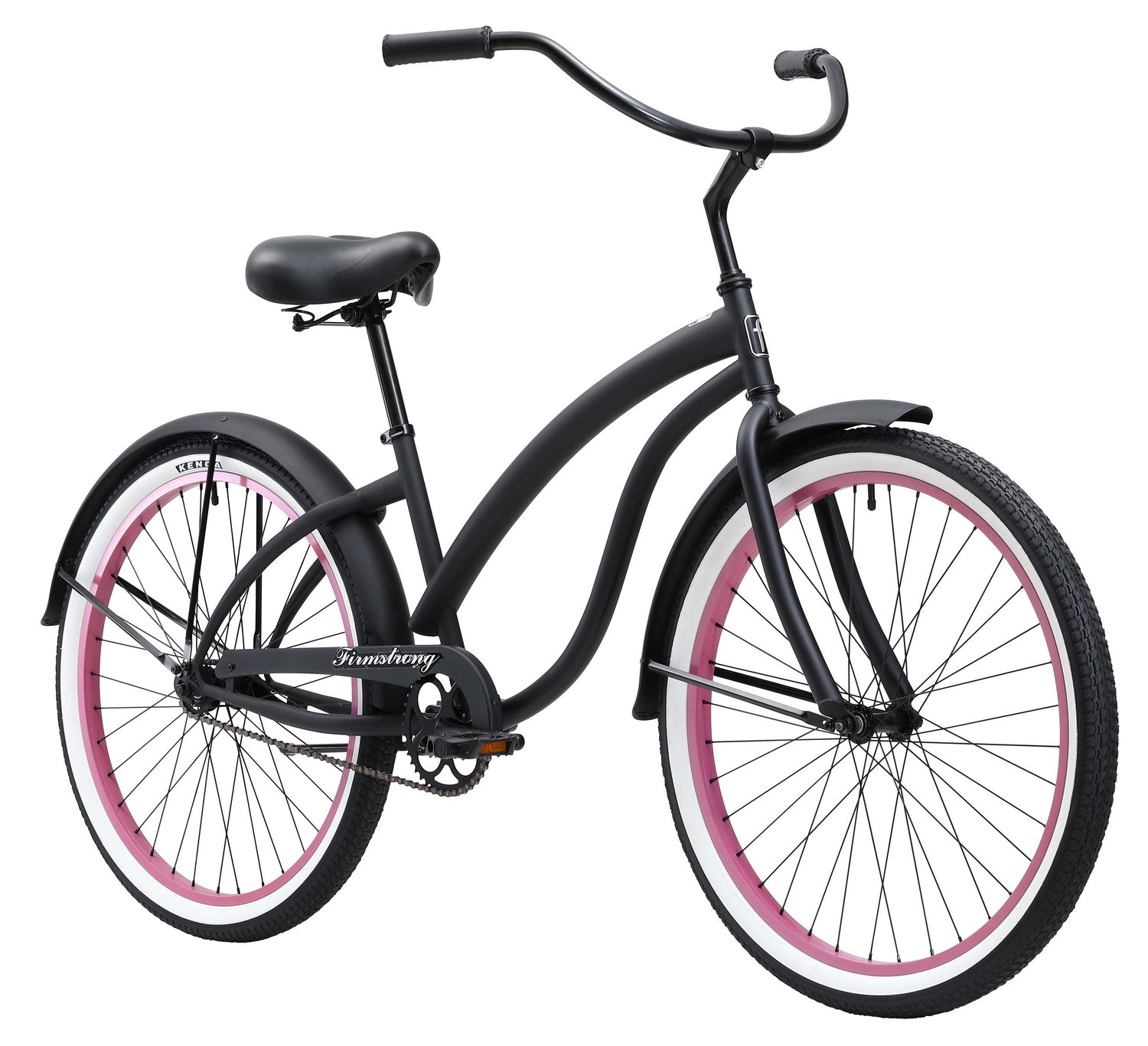 Firmstrong Bella Fashionista Single Speed - Women's Beach Cruiser Bike