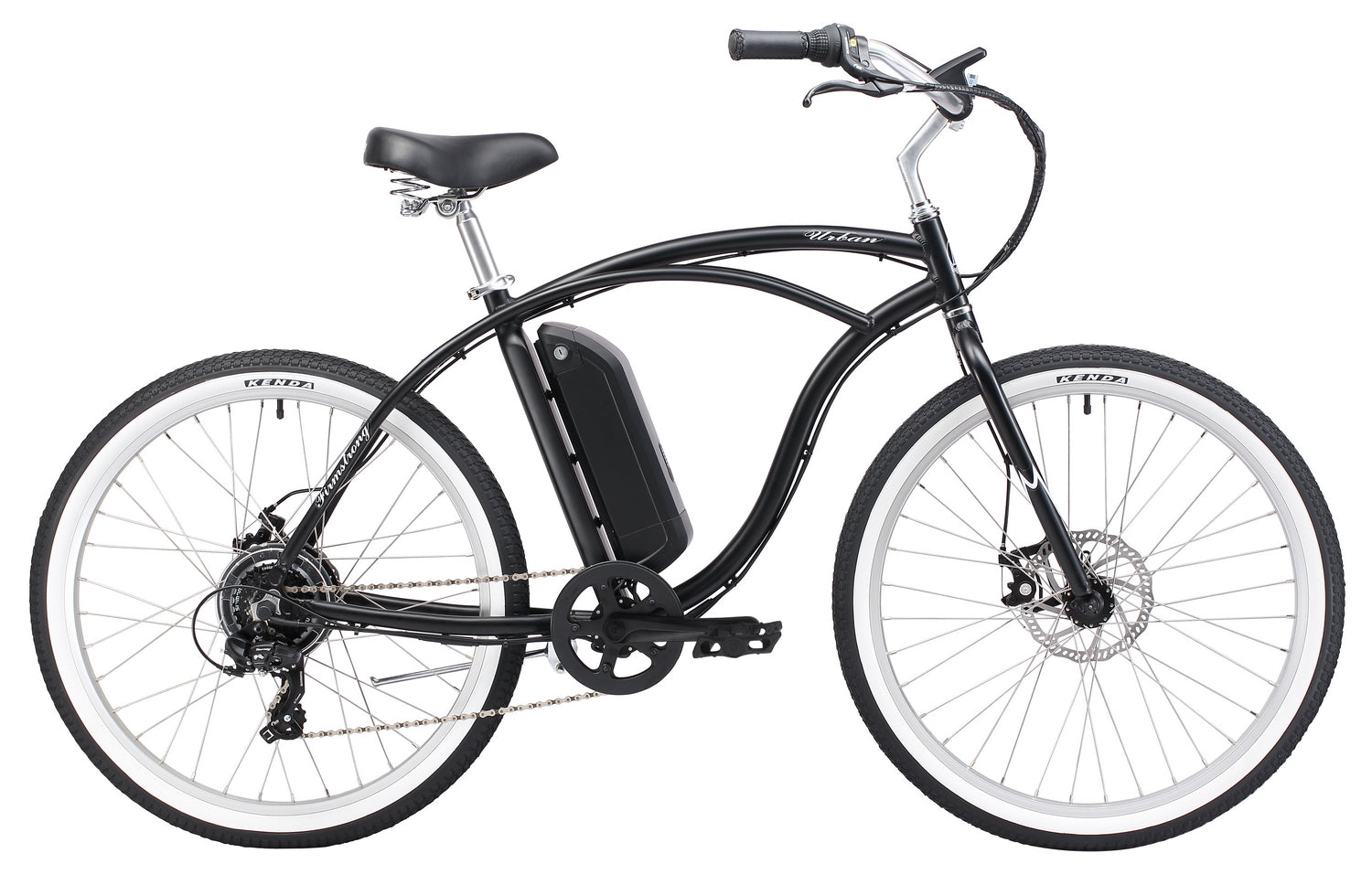 Firmstrong E-Urban Man 350W 7 Speed Electric Beach Cruiser Bike