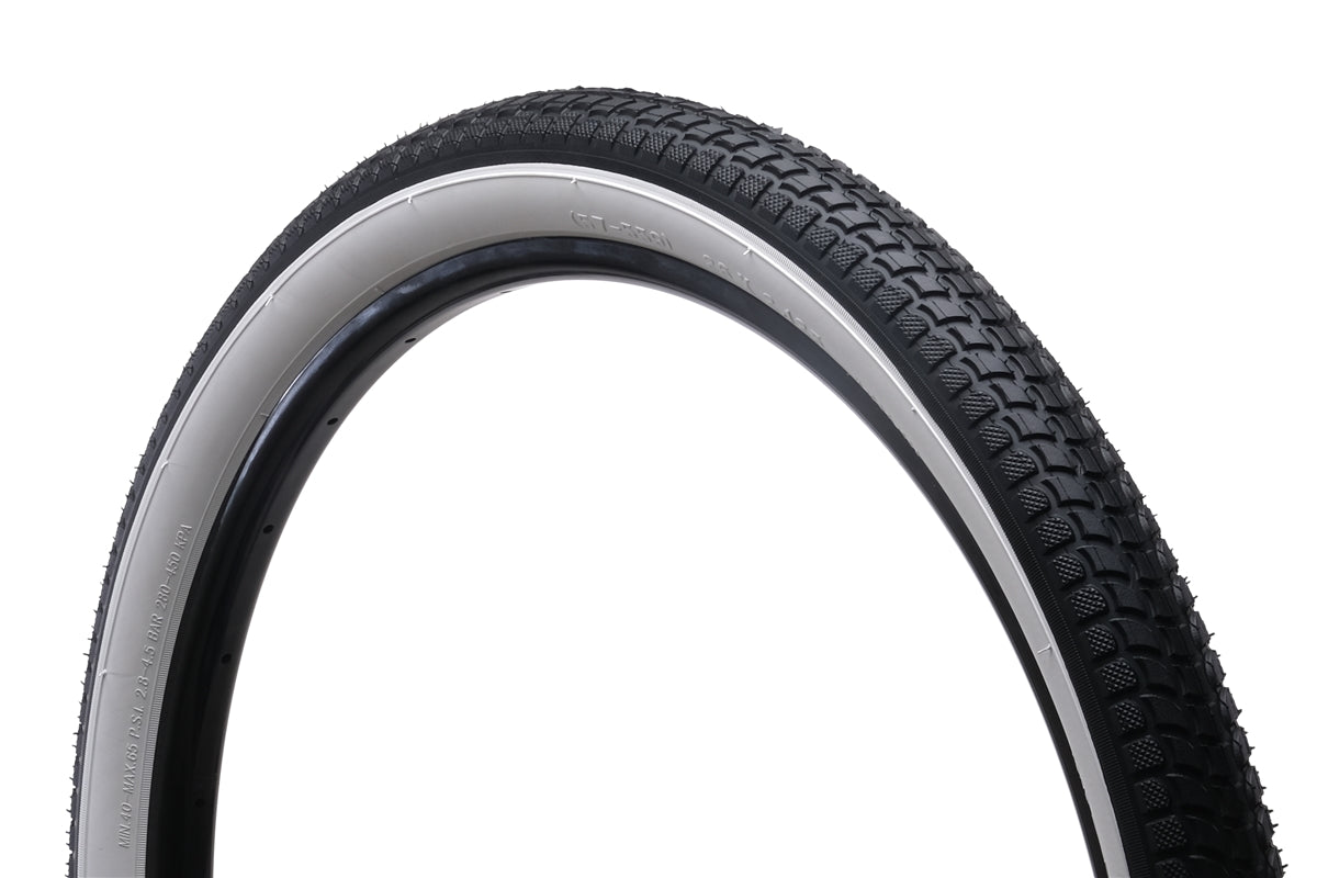 26" x 2.125 Tire Black with White Wall