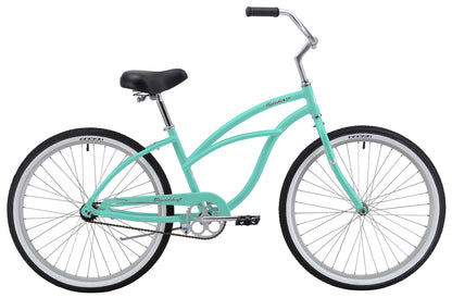 alloy women beach cruiser bike