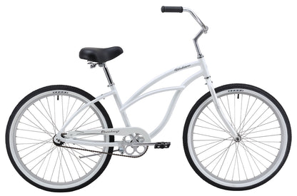 alloy women beach cruiser bike