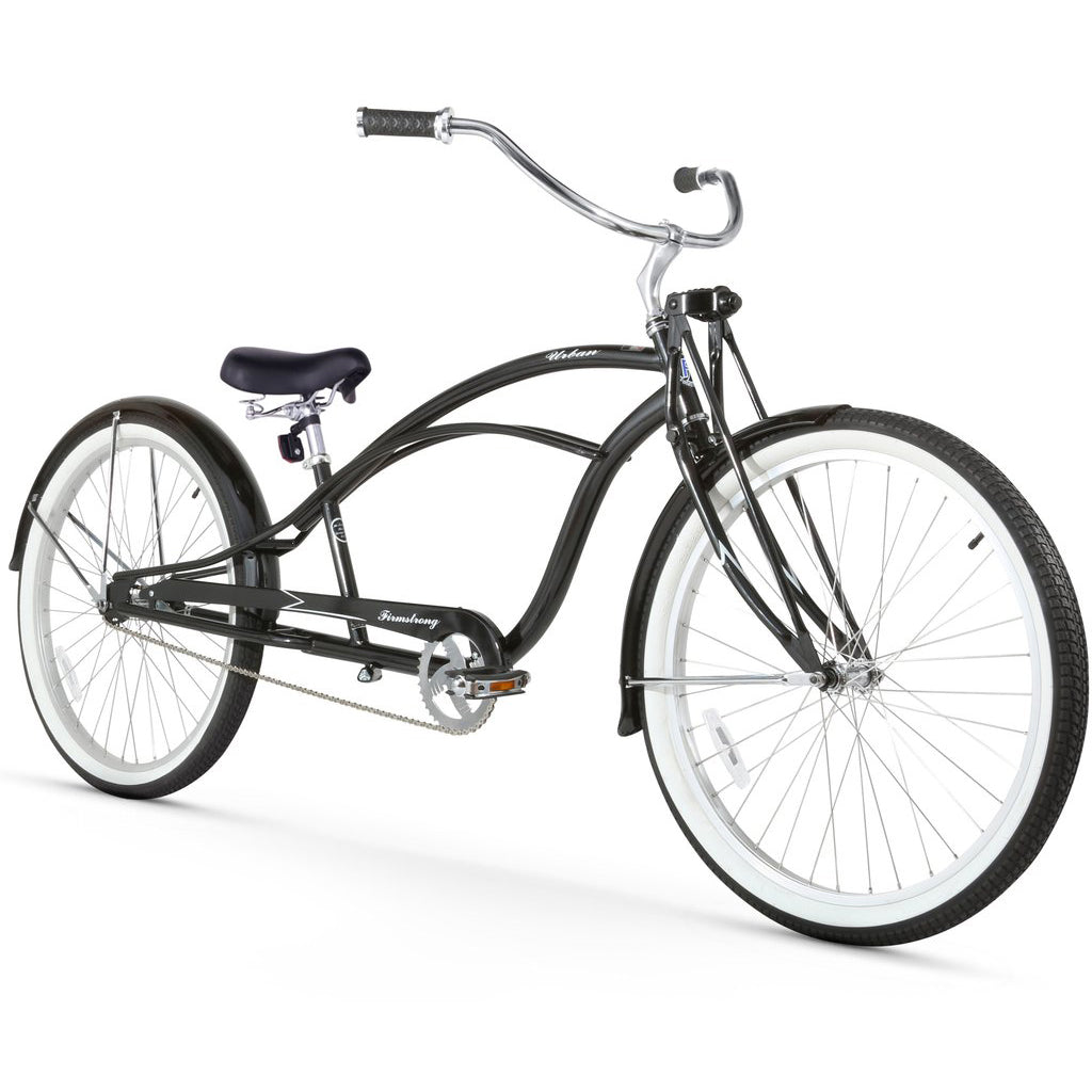 Firmstrong Urban Delux Single Speed- Men's Stretch Beach Cruiser Bike