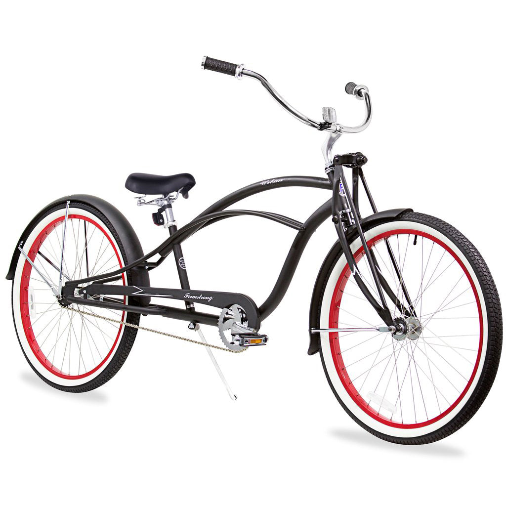 Firmstrong Urban Delux Single Speed- Men's Stretch Beach Cruiser Bike