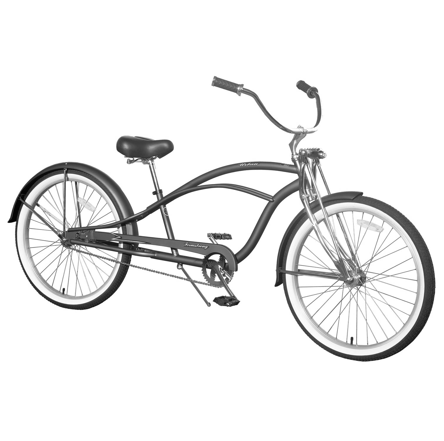 Firmstrong Urban Delux Single Speed- Men's Stretch Beach Cruiser Bike